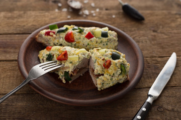 Cutlet with vegetables