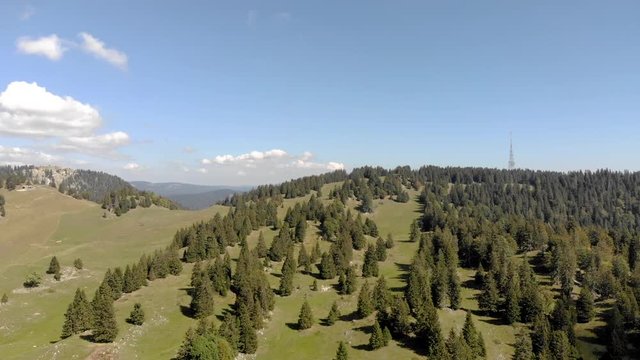 Arial Drone Photography over the Swiss Alps - Switzerland Europe 4K