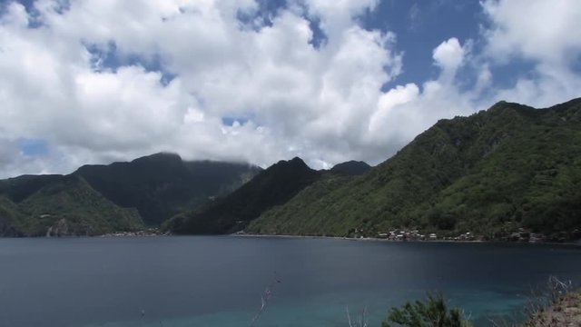 Island view, Dominica, Nature, Panoramic View