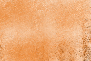 Scratched copper brass metal surface