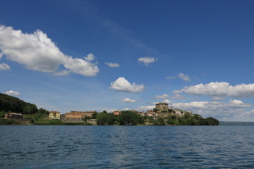Fototapeta na wymiar Promontorio di Capodimonte, Lago di Bolsena
