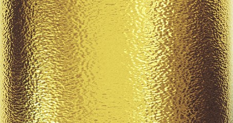 gold foil texture background 3D rendering