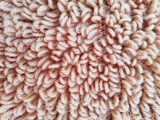 texture of crocheted wool knotted pattern