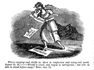 Christian illustration. Old image