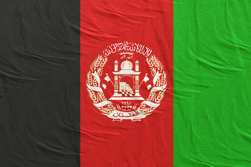 3d rendering of Afghanistan flag