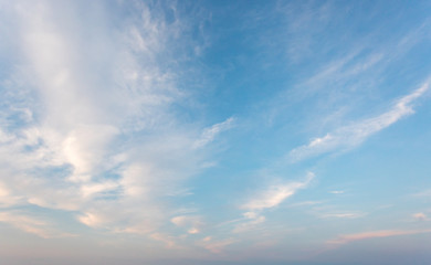 Blue sky with cloud