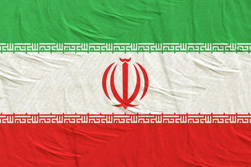 3d rendering of Iran flag