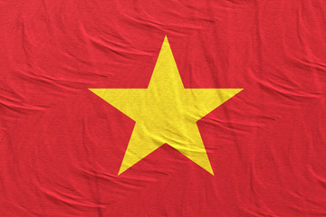 3d rendering of Vietnam flag