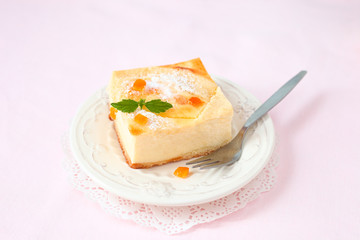 Käsekuchen mit Orangeat