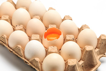 Crystal clear, smooth and round eggs