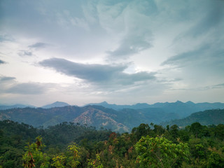 view of mountains