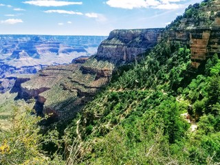 Fototapeta na wymiar Hiking in Grand Canyon Arizona USA