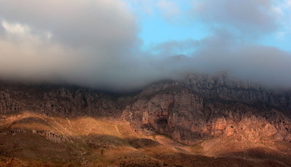 Beautiful and rocky mountain landscape