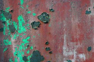 colorful rusty metal iron plate grunge wall background backdrop surface