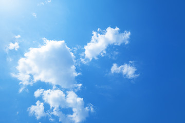 Fototapeta na wymiar blue sky background texture