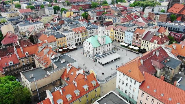 Rynek Gliwice- Ujęcia z drona
