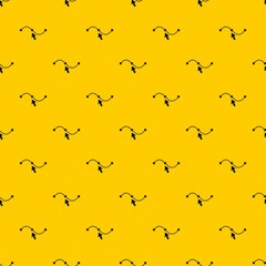 Drawing the curve pattern seamless vector repeat geometric yellow for any design