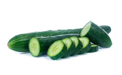 cucumber isolated on white background