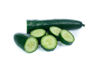 cucumber isolated on white background