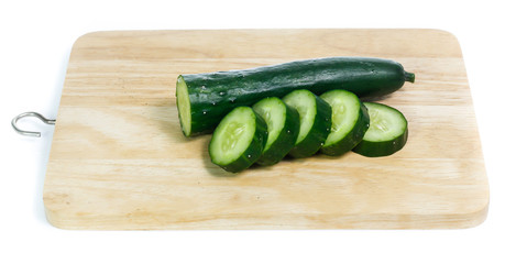 cucumber isolated on white background