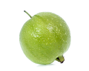 Guava isolated on white background