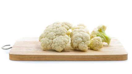 Cauliflower isolated on white background