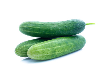 Cucumber  isolated on white background