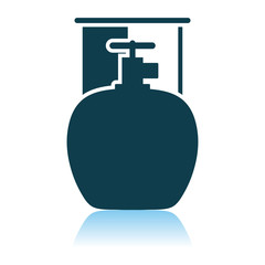 Camping Gas Container Icon