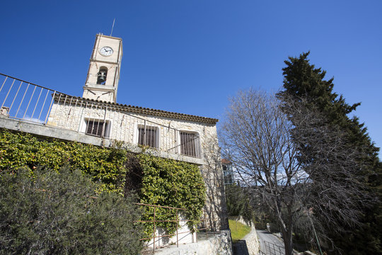 The beautiful village of Opio on the French riviera