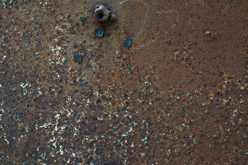Dark rusty metal texture background.