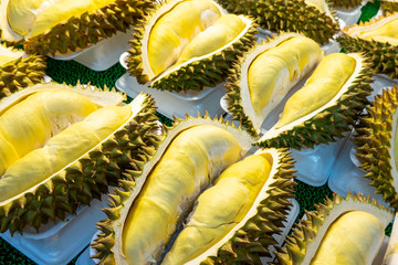 Close up of Durian king of fruits 4