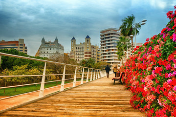 Spain, Valencia, Pont de les Flors
