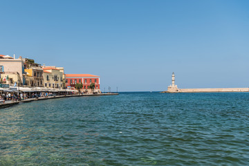 Fototapeta premium Chania harbor