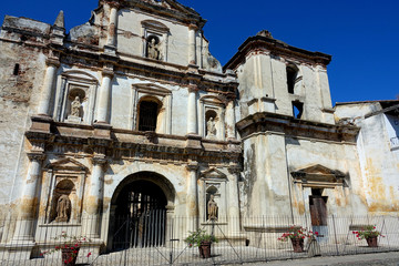 Fototapeta na wymiar Guatemala Antigua Colonial city