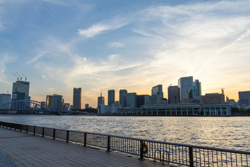 Obraz premium 隅田川 夕景