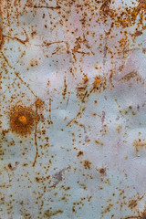 Old Weathered Rusty Corrugated Metal Texture