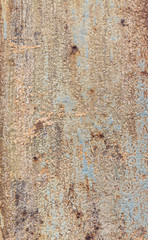 Old Weathered Rusty Corrugated Metal Texture