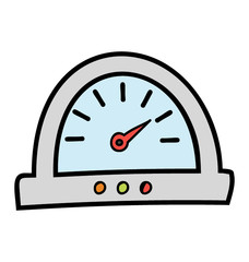 Doodle design of speedometer