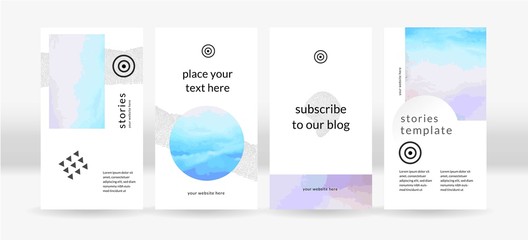 social network elegant stories template. vector EPS10