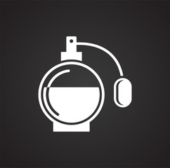 Beauty related icon on background for graphic and web design. Simple vector sign. Internet concept symbol for website button or mobile app.