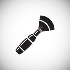 Beauty related icon on background for graphic and web design. Simple vector sign. Internet concept symbol for website button or mobile app.