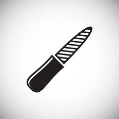 Beauty related icon on background for graphic and web design. Simple vector sign. Internet concept symbol for website button or mobile app.