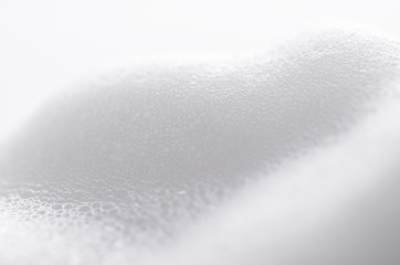 texture of bubble splash on white background, shallow depth of field