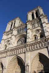 exterior of Notre Dame in Paris