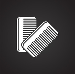 Beauty related icon on background for graphic and web design. Simple vector sign. Internet concept symbol for website button or mobile app.