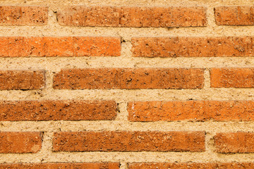 Background, texture of stone. The wall is made of bricks.