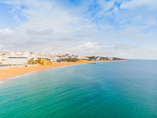 beach at faro, portugal