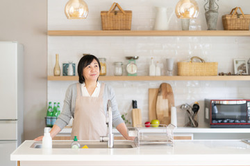 ミドル女性　主婦