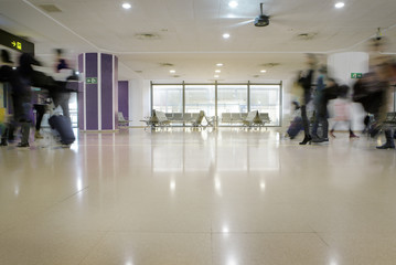 Naklejka premium airport terminal gate