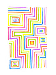 Abstract colorful pattern